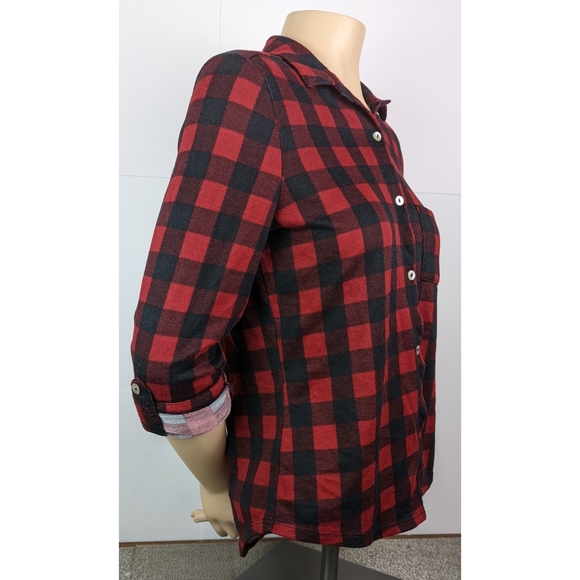 Self Esteem plaid button down shirt - medium - Picture 4 of 5